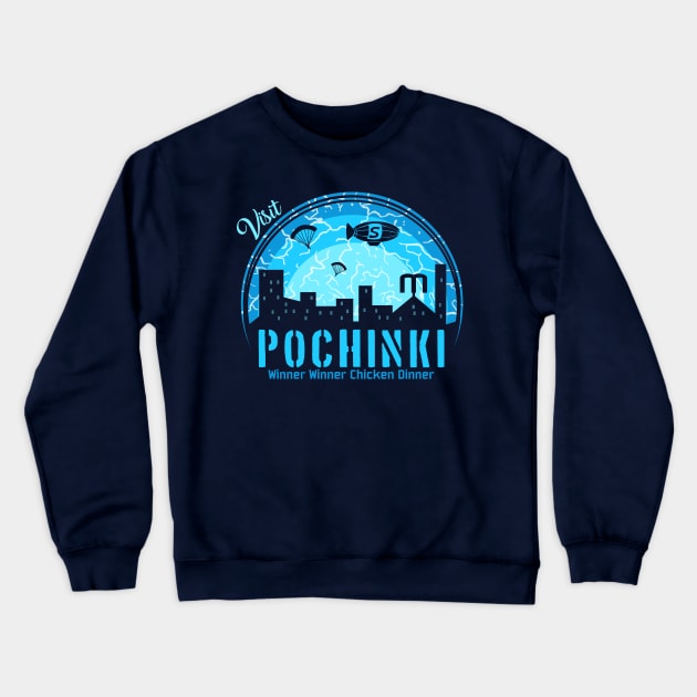 Visit Pochinki Crewneck Sweatshirt by Licunatt